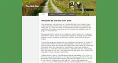 Desktop Screenshot of milk-diet.com